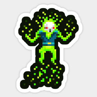 Green Skull Sticker